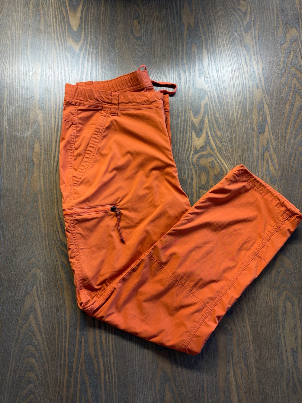 REI Co-op Women’s Petite Hiking Pants Orange Lightweight Outdoor Pants Size 10P